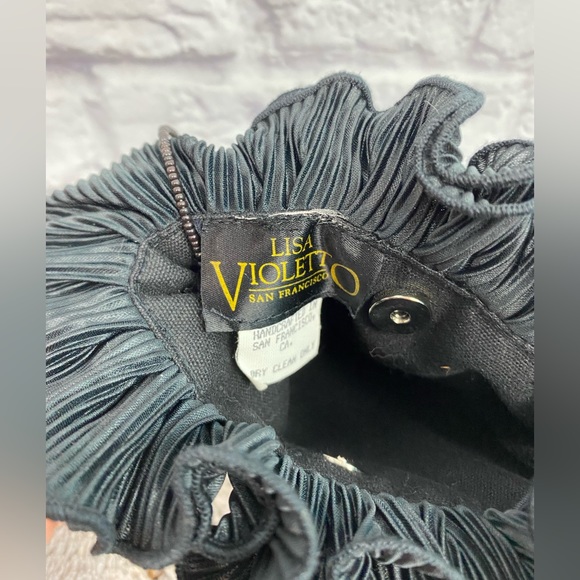 Lisa Violetto San Francisco ruffled mini evening bag - Picture 4 of 4